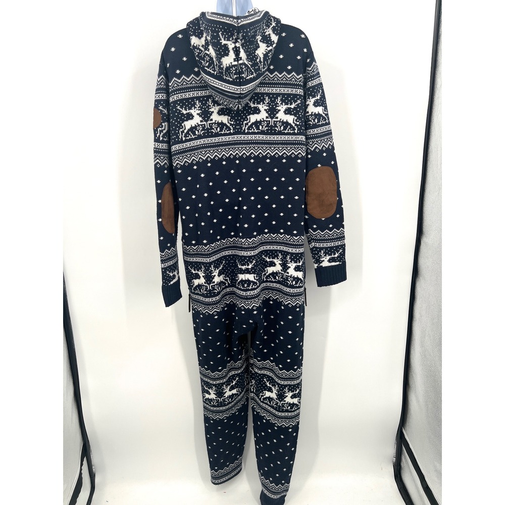 One Piece Norwegian‎ Holidays Are Coming Fair Isle Jumpsuit Onesie Nordic Skiing - Picture 6 of 13
